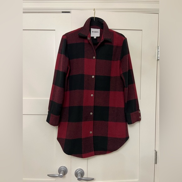 BB Dakota Eldridge Plaid coat - Picture 2 of 3